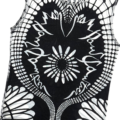 JEAN PAUL GAULTIER BLACK MESH TOP