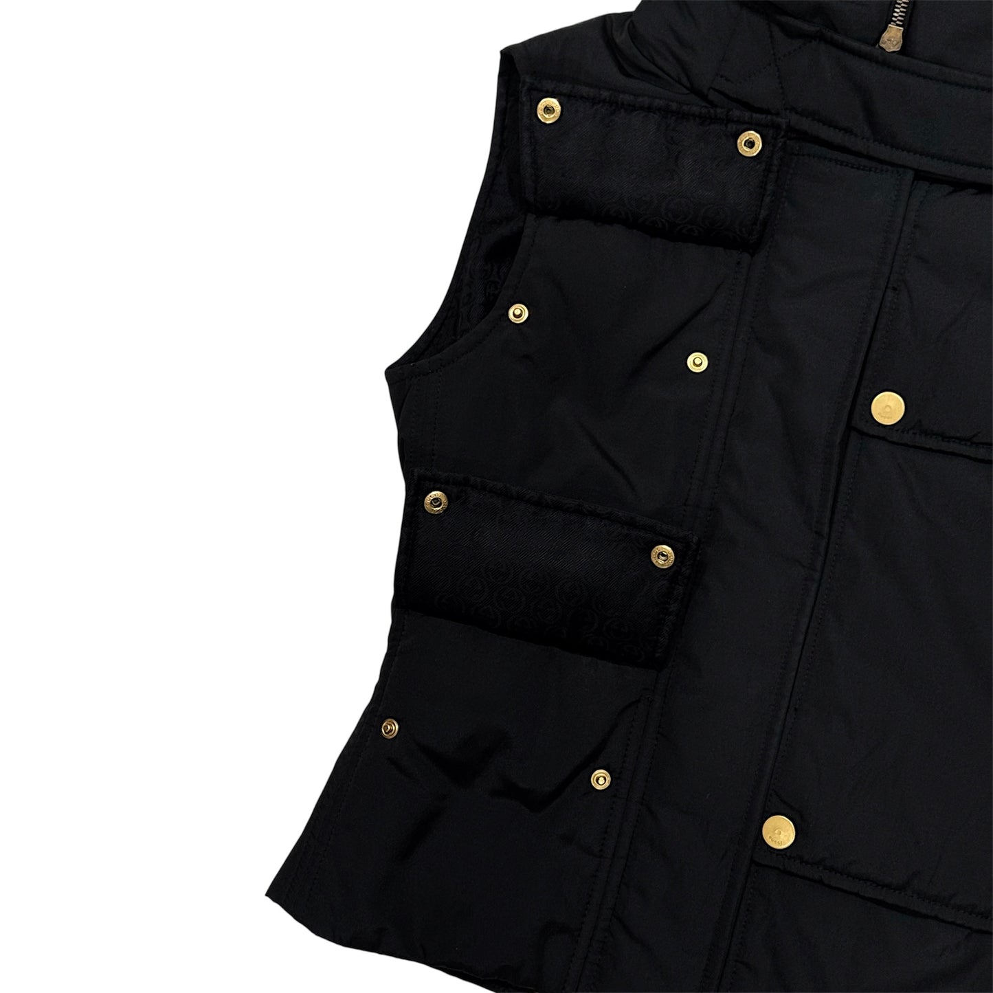 GUCCI BLACK PUFFER VEST JACKET