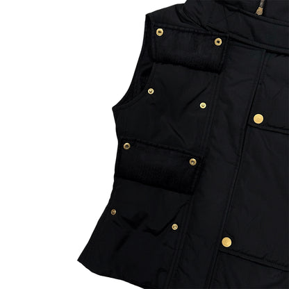 GUCCI BLACK PUFFER VEST JACKET