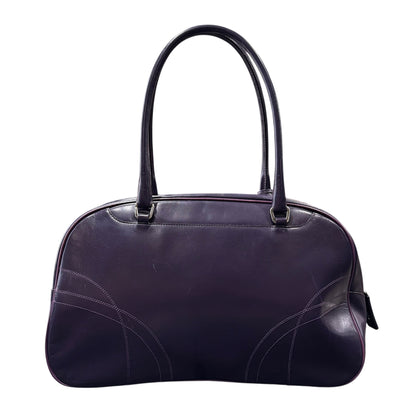 PRADA 2000S PURPLE BOWLING BAG
