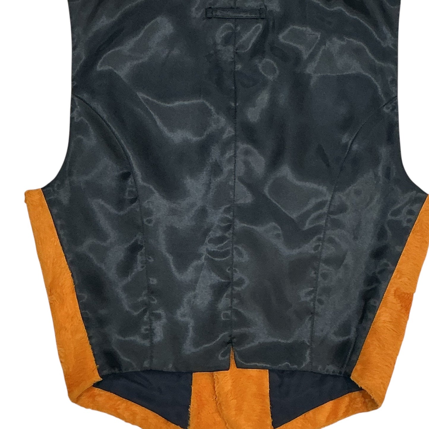 JEAN PAUL GAULTIER ORANGE FUR VEST
