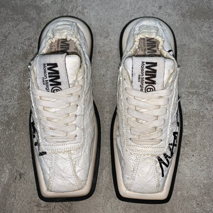 MM6 CRINKLED EFFECT SNEAKERS