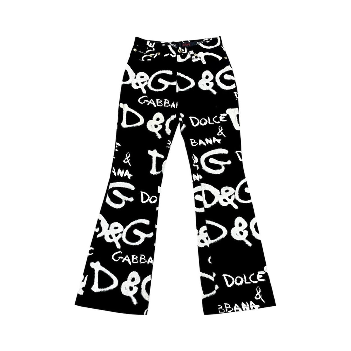 DOLCE & GABBANA 2000S GRAFFITI PANTS