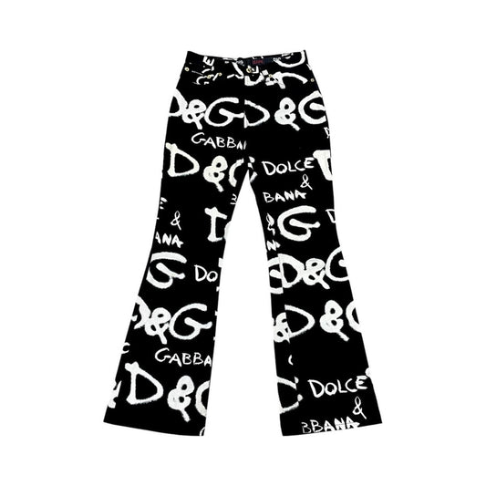 DOLCE & GABBANA 2000S GRAFFITI PANTS