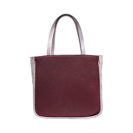 MIU MIU 90S PURPLE METALLIC RHINESTONE EMBELLISHMENT TOTE BAG