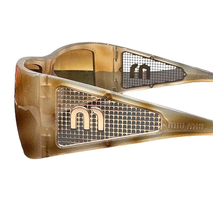 MIU MIU 2000S MESH SUNGLASSES