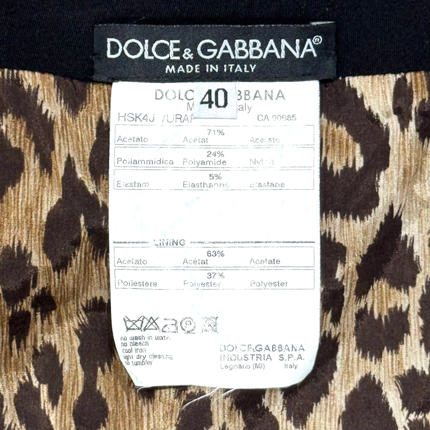 DOLCE & GABBANA CORSETED SKIRT
