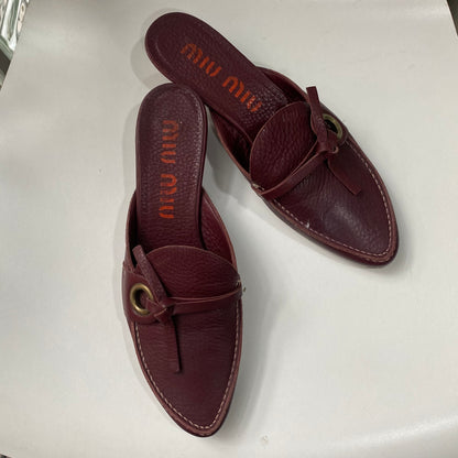 Miu Miu Buckle mules