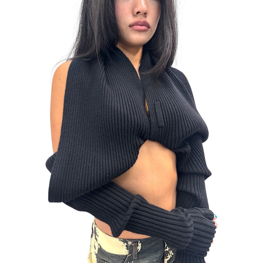 JEAN PAUL GAULTIER BLACK BOLERO