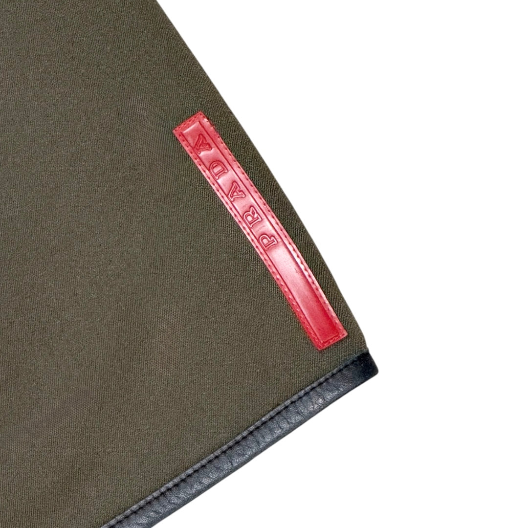 PRADA SPORT KHAKI ZIPPER SKIRT