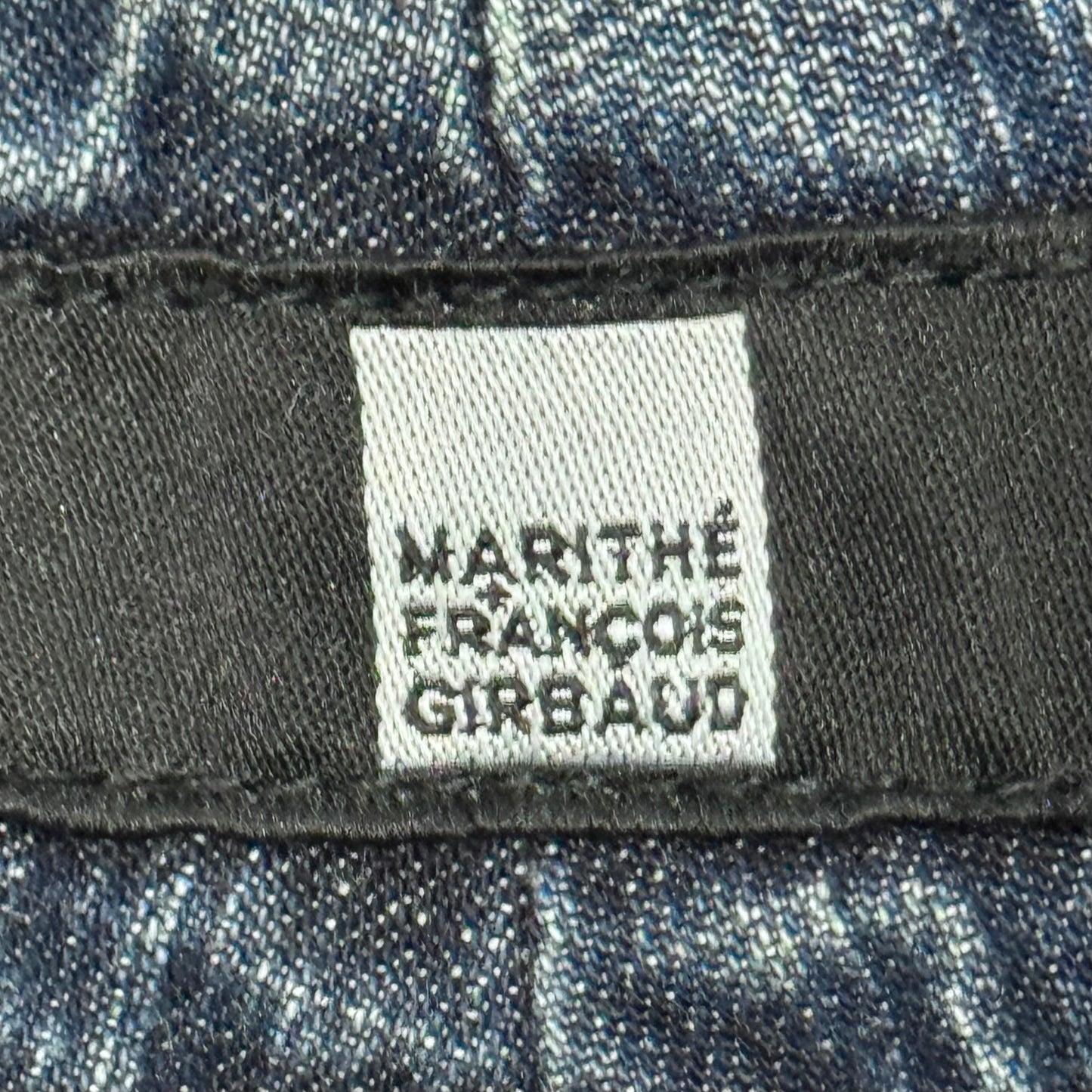 MARITHE FRANCOIS GIRBAUD DENIM MIDI SKIRT