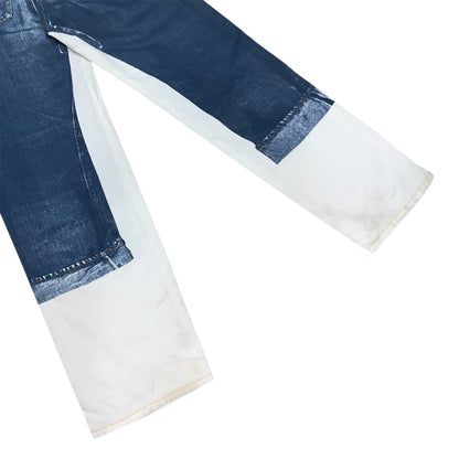 JEAN PAUL GAULTIER SS97 TROMPE L'OEIL OPTICAL ILLUSION PANTS