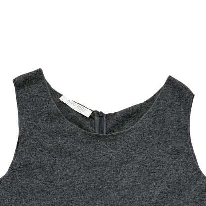 MIU MIU 90S GREY WOOL DRESS
