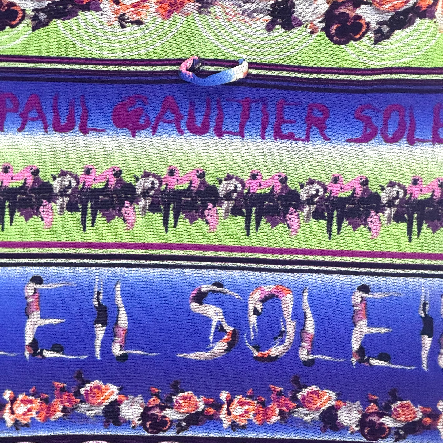 JEAN PAUL GAULTIER 1995 PURPLE SOLEIL MESH SET