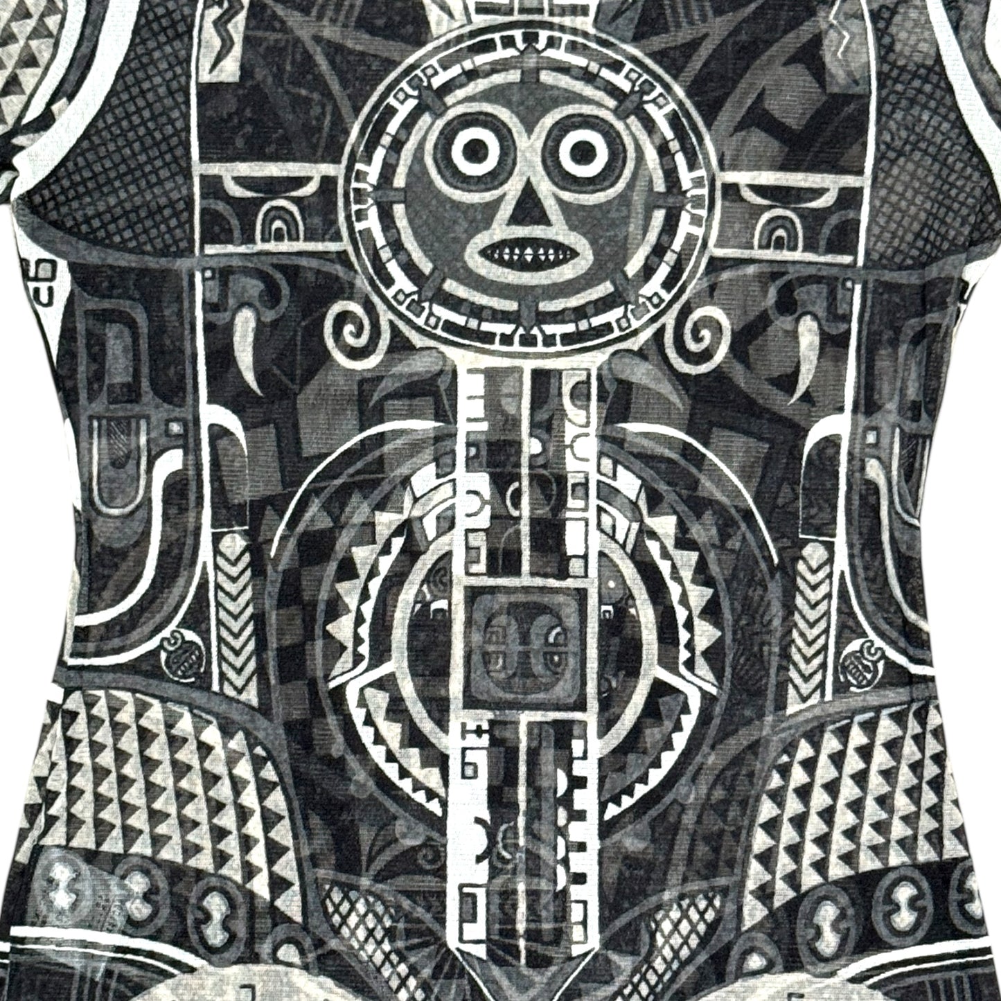 JEAN PAUL GAULTIER ETHNIC MESH TOP
