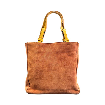 PRADA SUEDE TWO TONE BAG