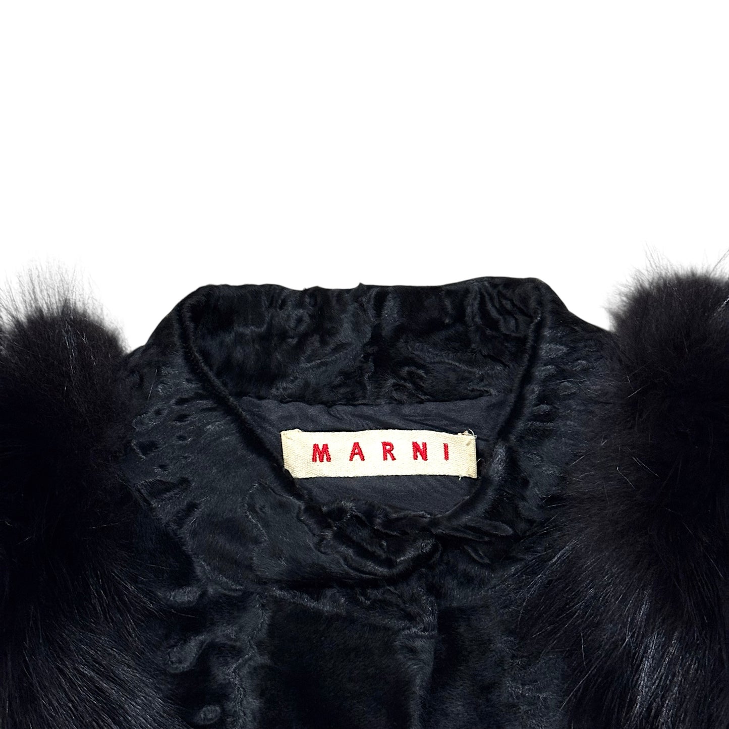 MARNI FUR BOLERO JACKET
