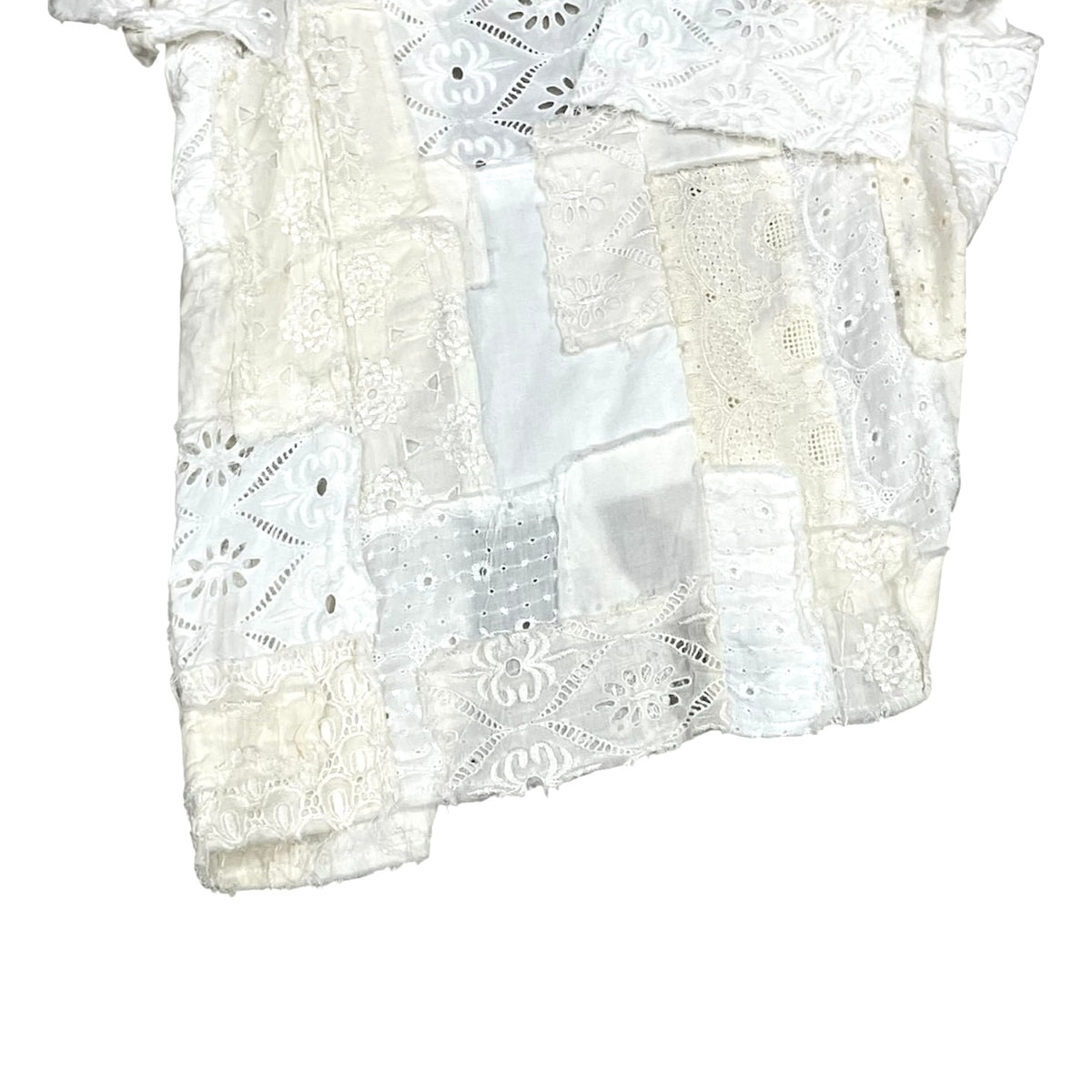 JUNYA WATANABE 2004 EMBROIDERED PATCHWORK TOP