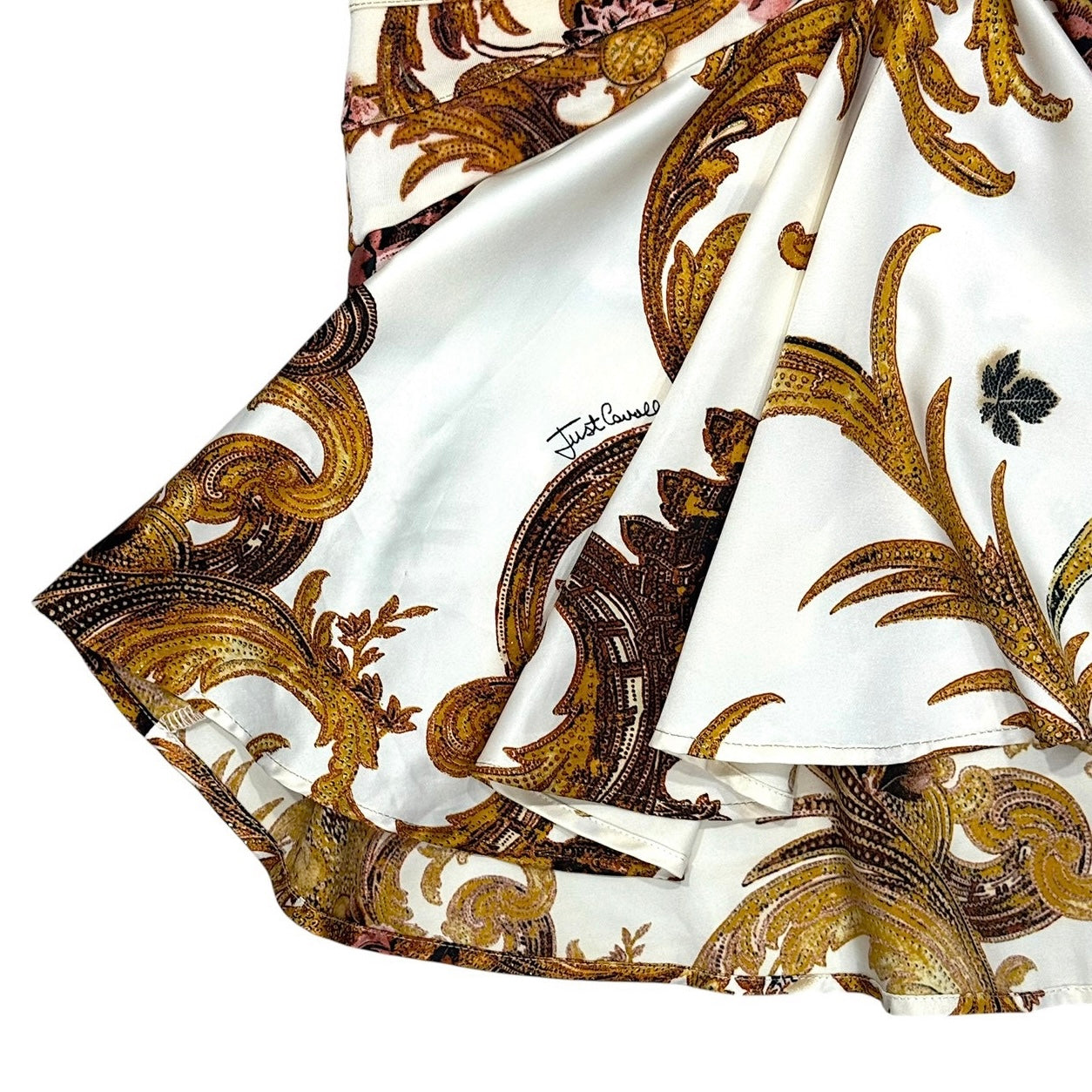 JUST CAVALLI BAROQUE PRINT DRESS