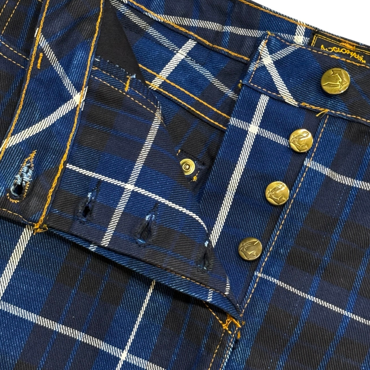 VIVIENNE WESTWOOD ANGLOMANIA CHECKED MINI SKIRT