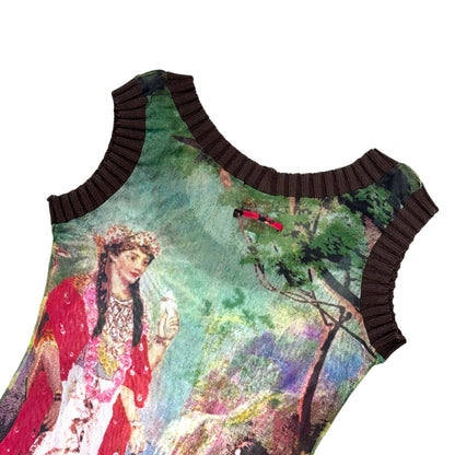 JEAN PAUL GAULTIER SS1998 HINDU GODDESS MESH DRESS