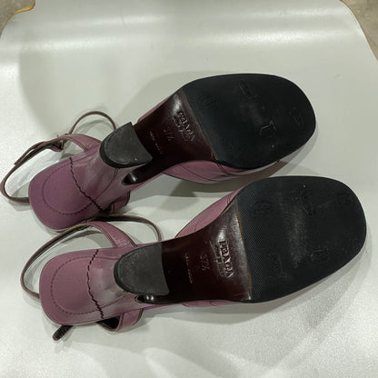 prada purple heels