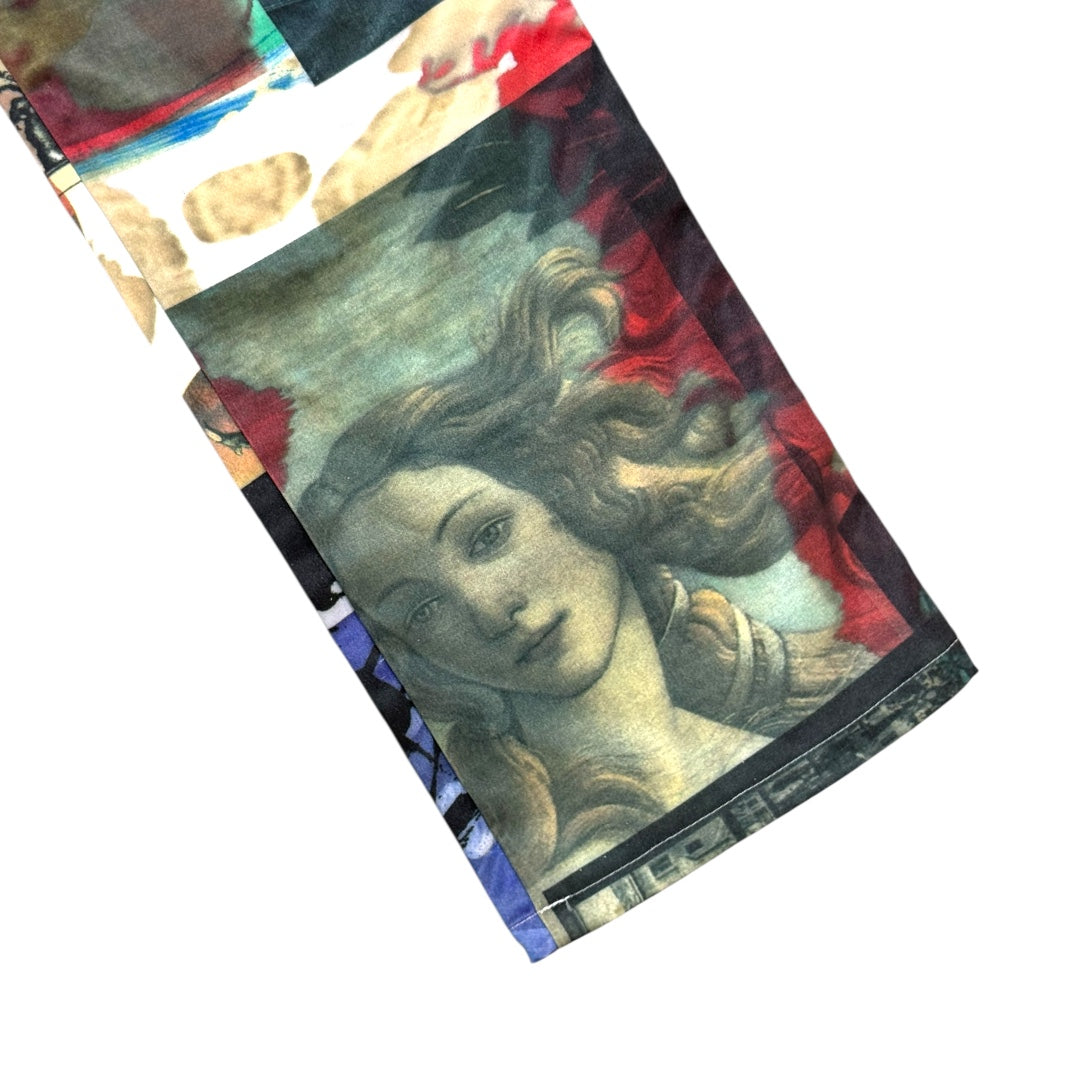 MOSCHINO 1990S RENAISSANCE PRINT PANTS