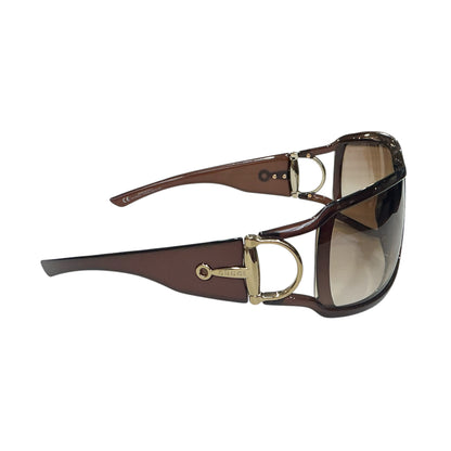 GUCCI BROWN SUNGLASSES