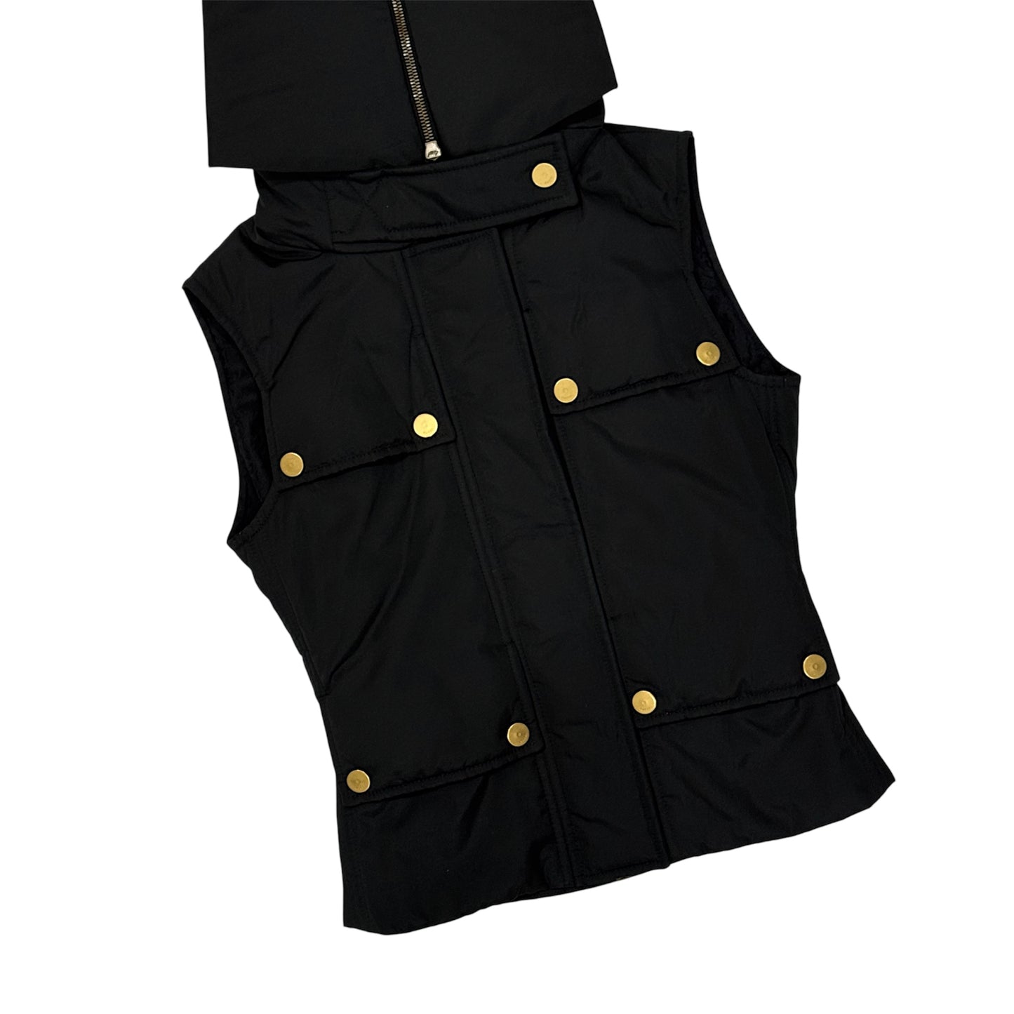 GUCCI BLACK PUFFER VEST JACKET