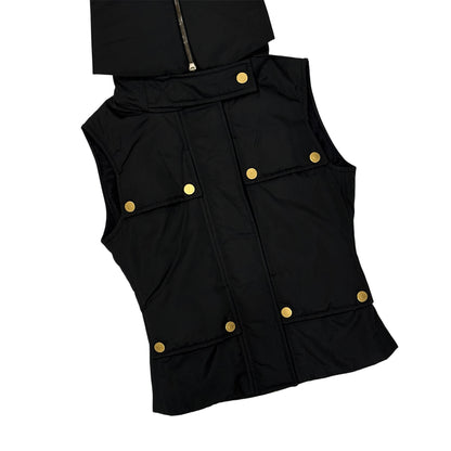 GUCCI BLACK PUFFER VEST JACKET