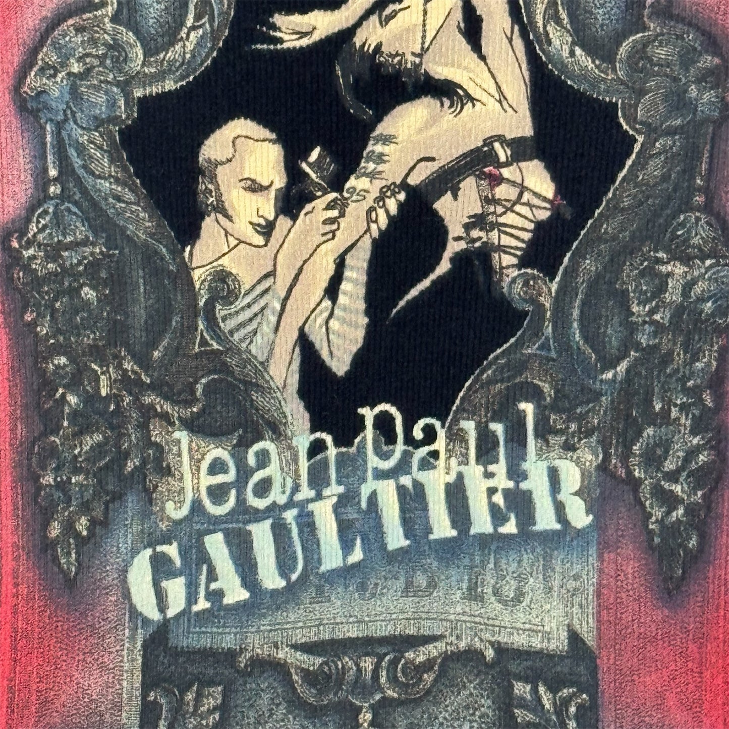 JEAN PAUL GAULTIER MAILLE 1990S  TATTOO ARTIST PRINT TOP