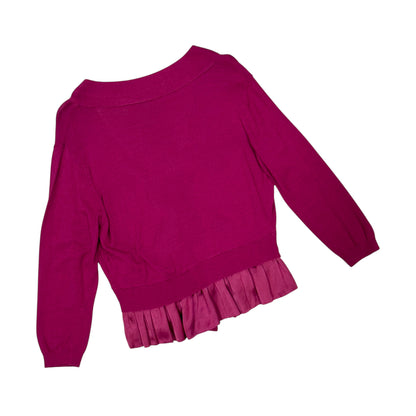 JOHN GALLIANO MAGENTA TIE CARDIGAN