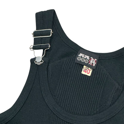 JEAN PAUL GAULTIER BLACK OVER ALL TANK TOP