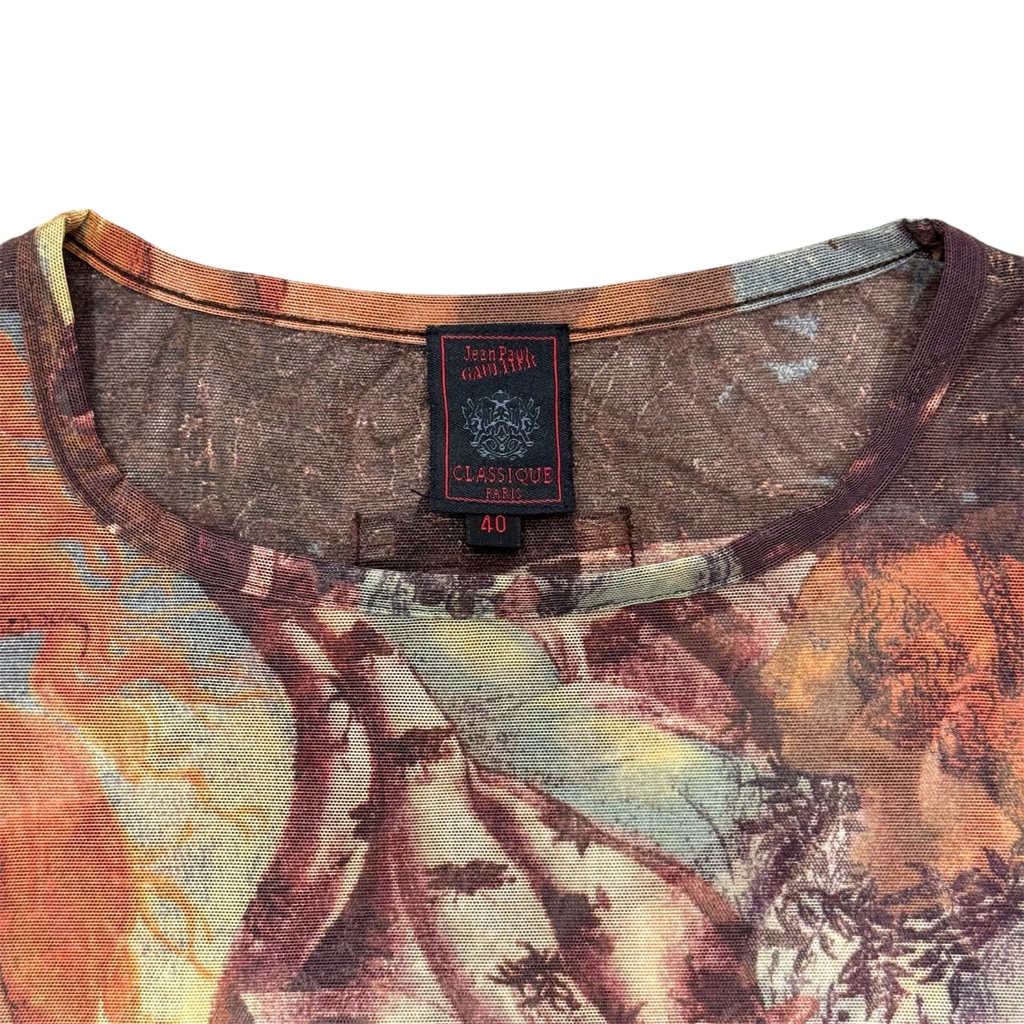 JEAN PAUL GAULTIER “BIRTH OF VENUS” MESH DRESS