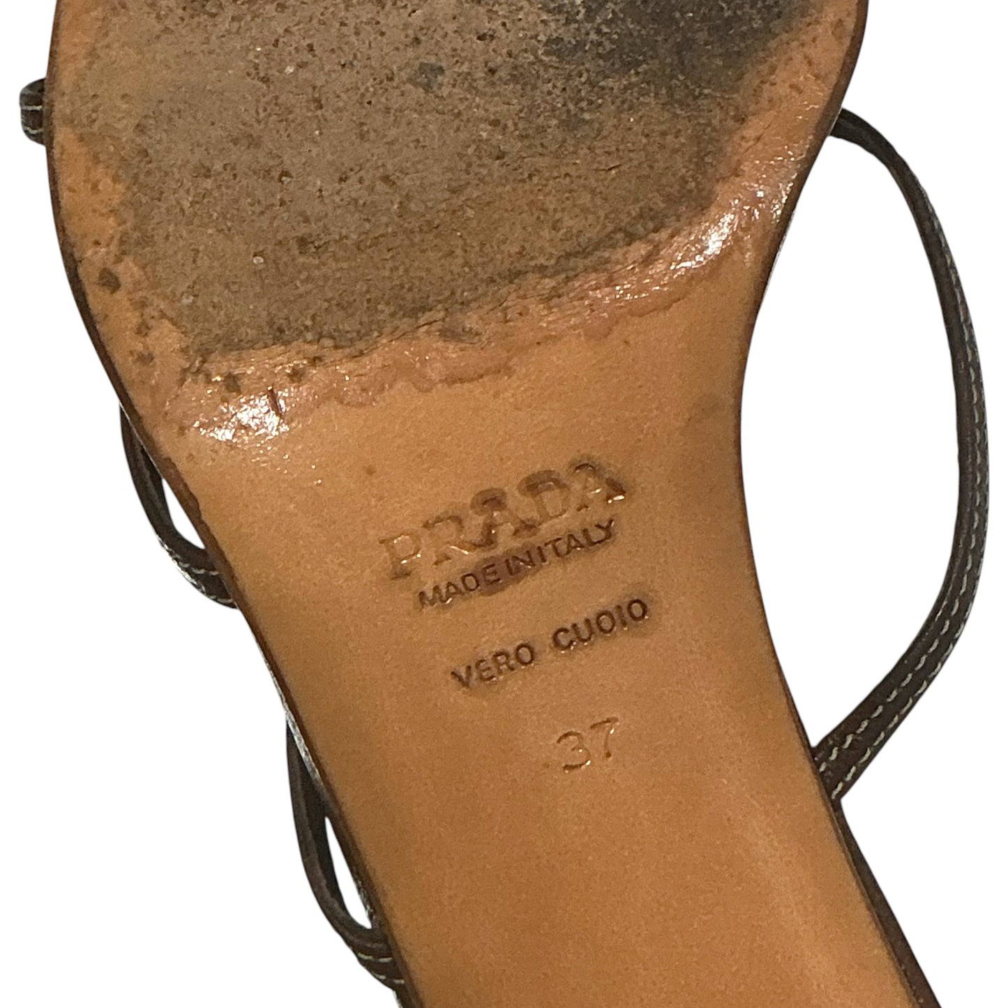 PRADA 1990S ROSEBUD HEELS
