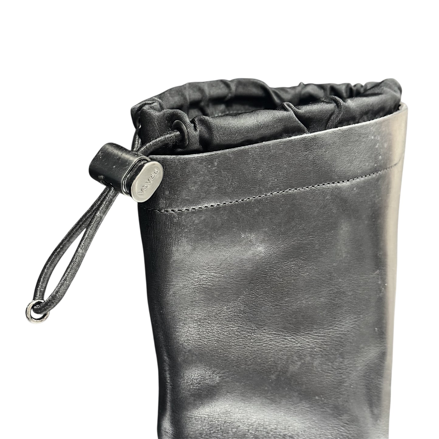 PRADA SPORT AW1999 BLACK ANKLE LEATHER BOOTS