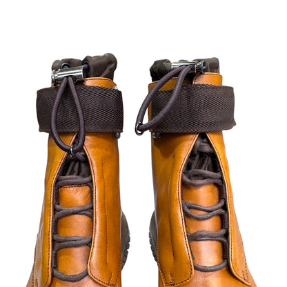 PRADA SPORT FW1999 ORANGE VIBRAM BOOTS