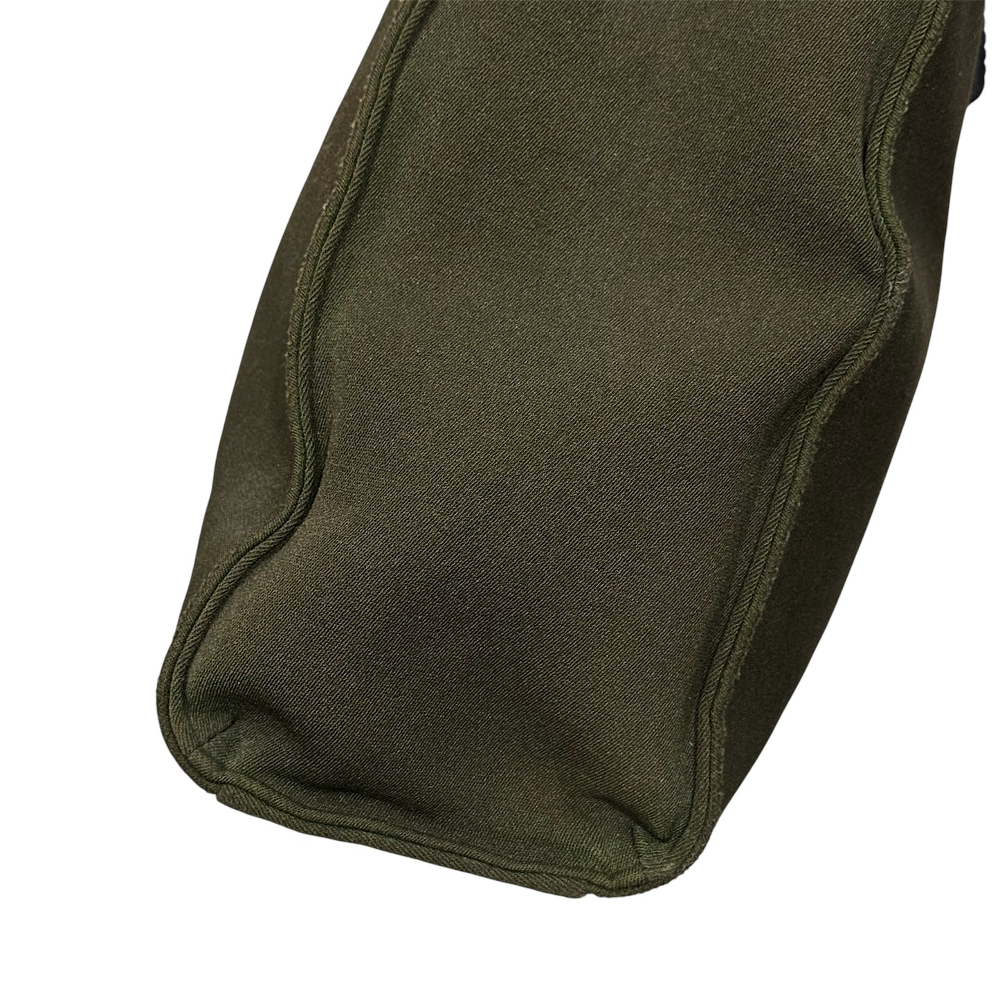MIU MIU 2000S GREEN NEOPRENE TOTE BAG