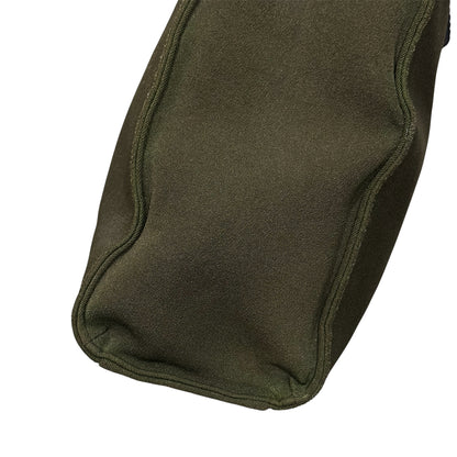 MIU MIU 2000S GREEN NEOPRENE TOTE BAG