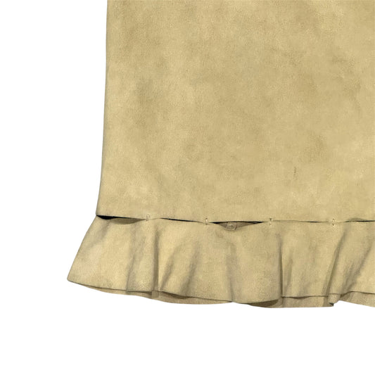 PRADA PANEL SUEDE SKIRT