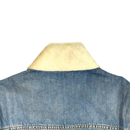 DOLCE & GABBANA FUR DENIM JACKET