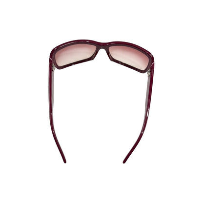 CHRISTIAN DIOR BURGUNDY SUNGLASSES