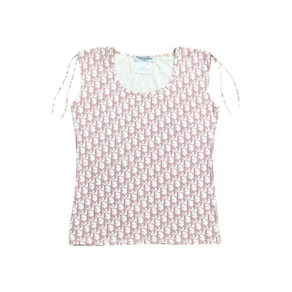 CHRISTIAN DIOR PINK TROTTER MONOGRAM TOP