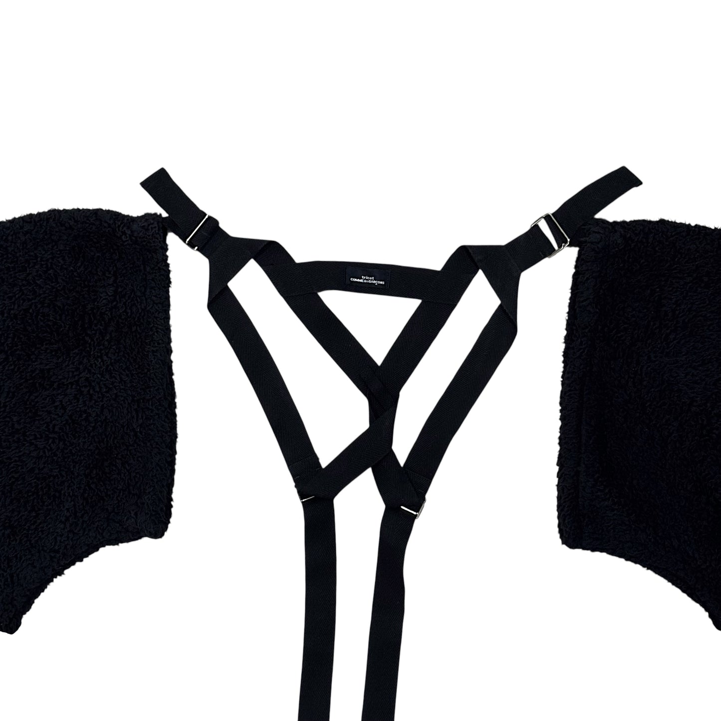 COMME DE GARÇON BLACK HARNESS BOLERO JACKET