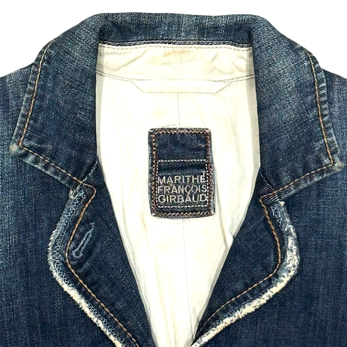 MARITHE FRANCOIS GIRBAUD DENIM BLAZER