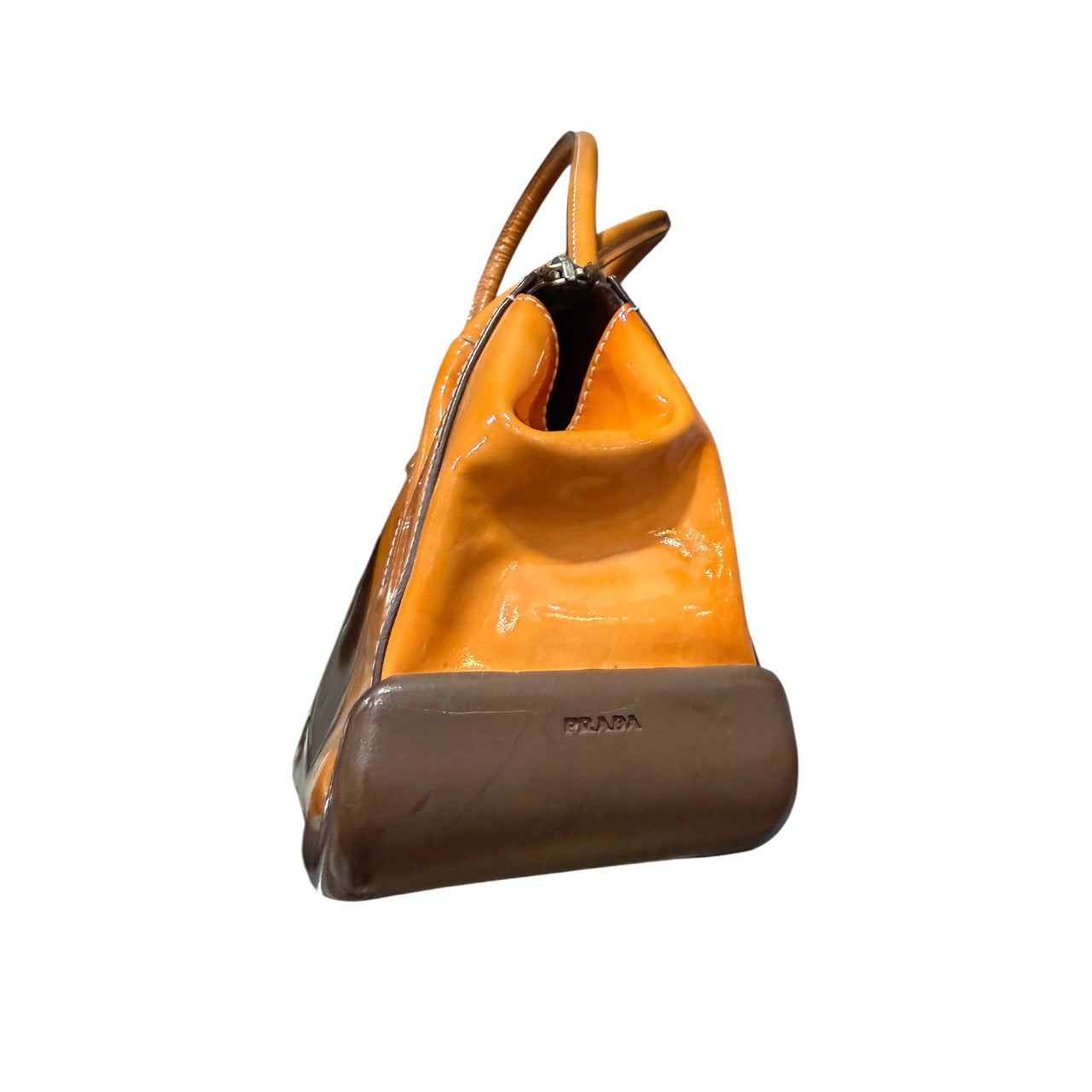 PRADA ORANGE MINI HANDBAG