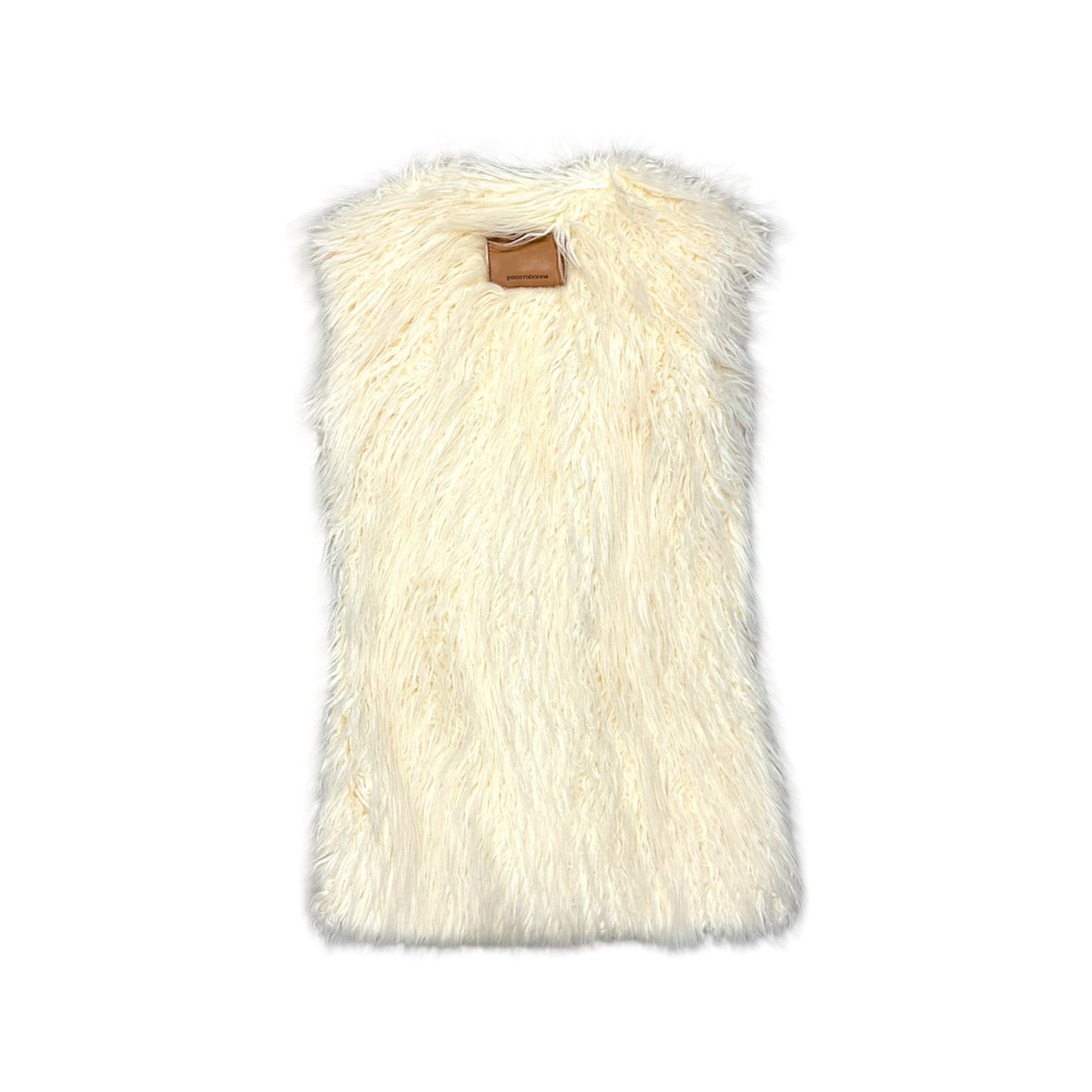 PACO RABANNE IVORY FUR JACKET