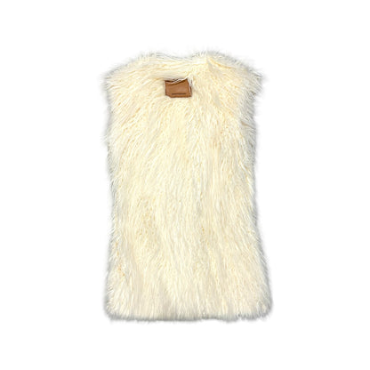 PACO RABANNE IVORY FUR JACKET