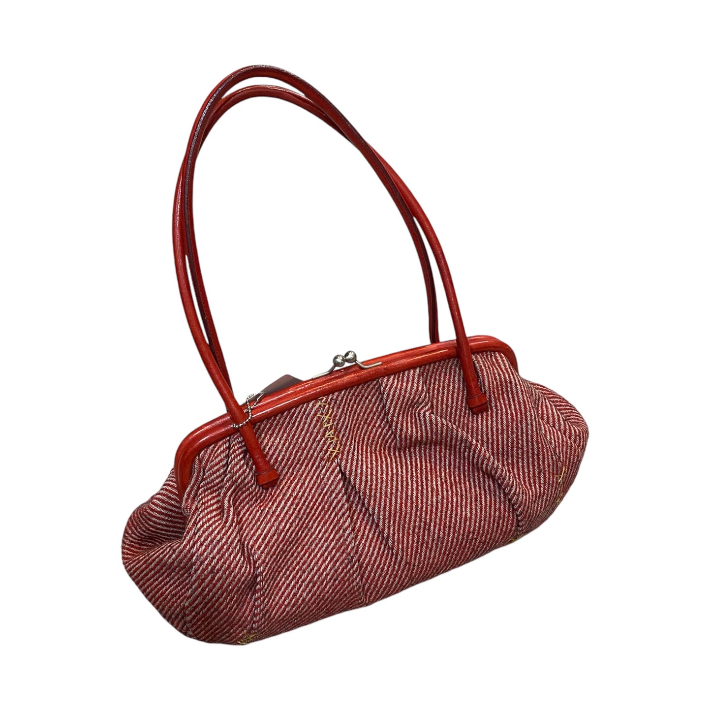 miu miu red knit bag