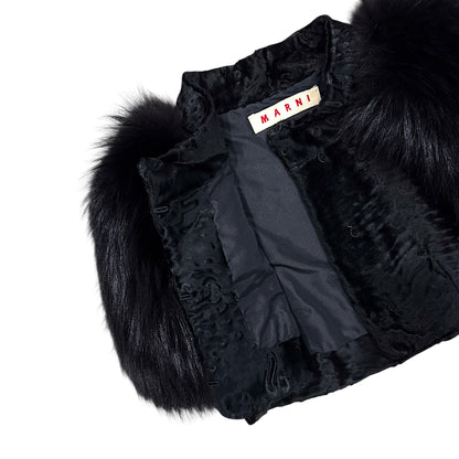 MARNI FUR BOLERO JACKET